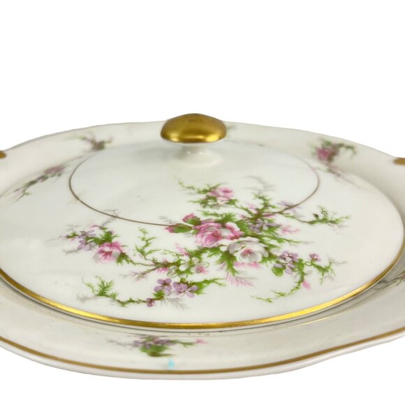 Theodore Haviland, NY ROSALINDE 10” Round Covered Serving Bowl - Picture 4 of 9